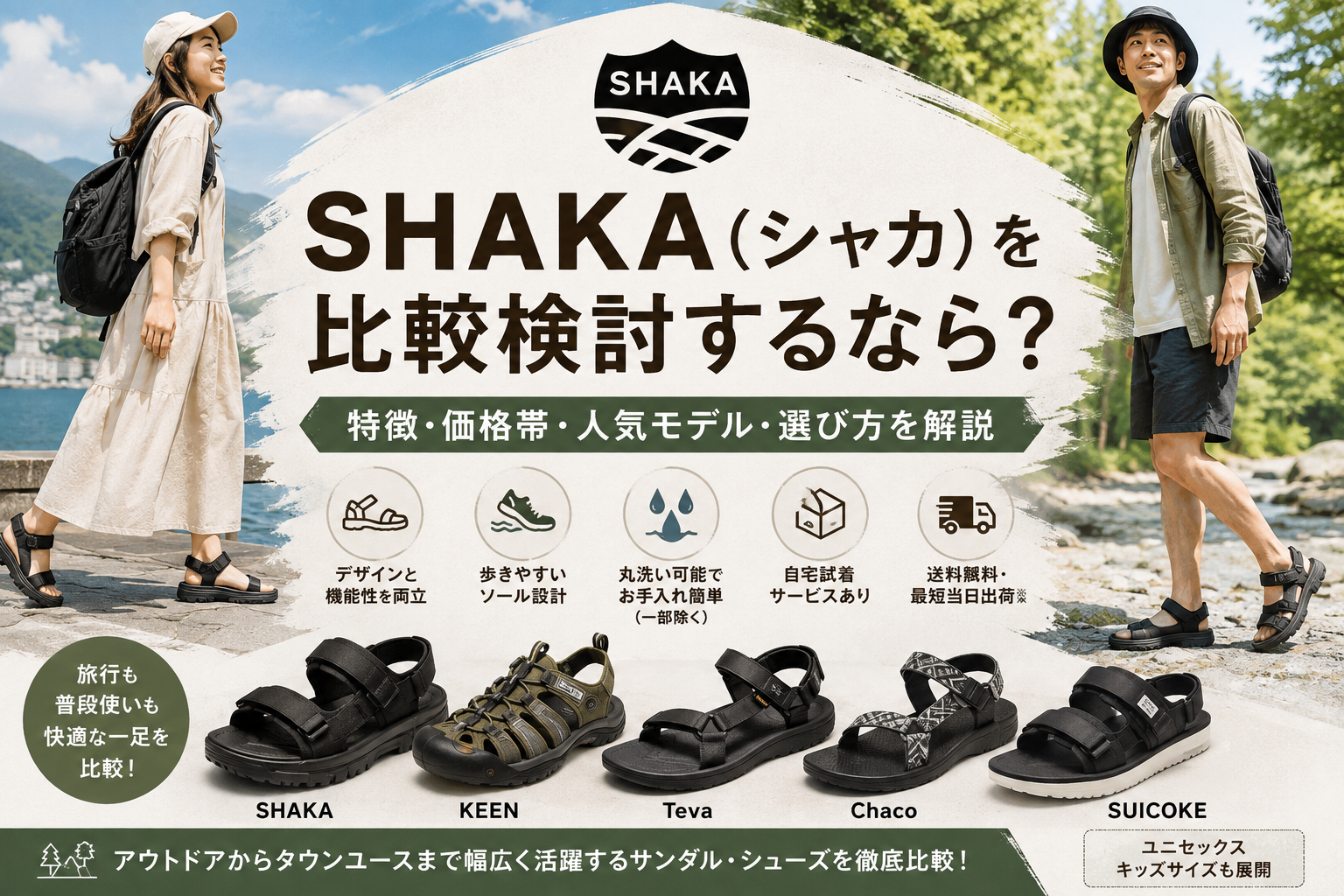 SHAKA（シャカ）を比較検討するなら？特徴・価格帯・人気モデル・選び方を解説